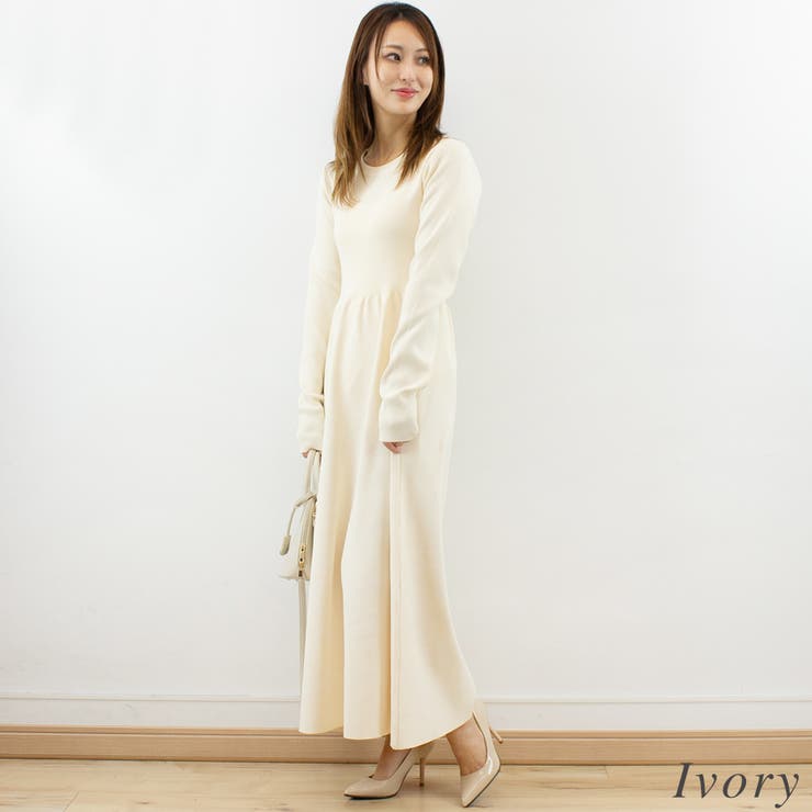 リブフレアニットワンピース | A.NATALY | 詳細画像1 