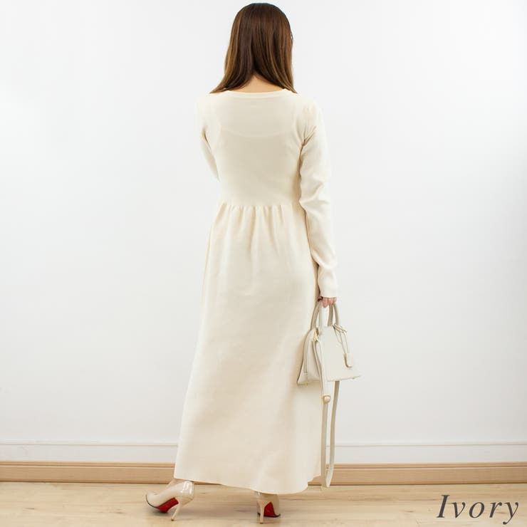 リブフレアニットワンピース | A.NATALY | 詳細画像2 