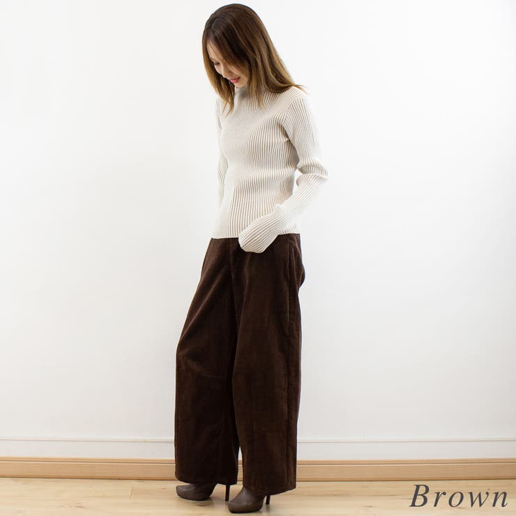 コーデュロイカーブパンツ | A.NATALY | 詳細画像3 