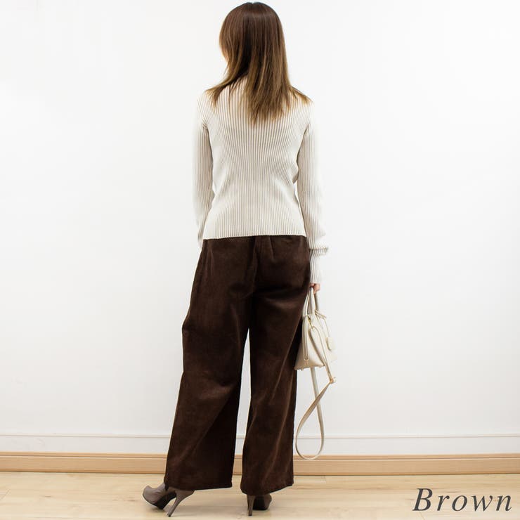 コーデュロイカーブパンツ | A.NATALY | 詳細画像4 