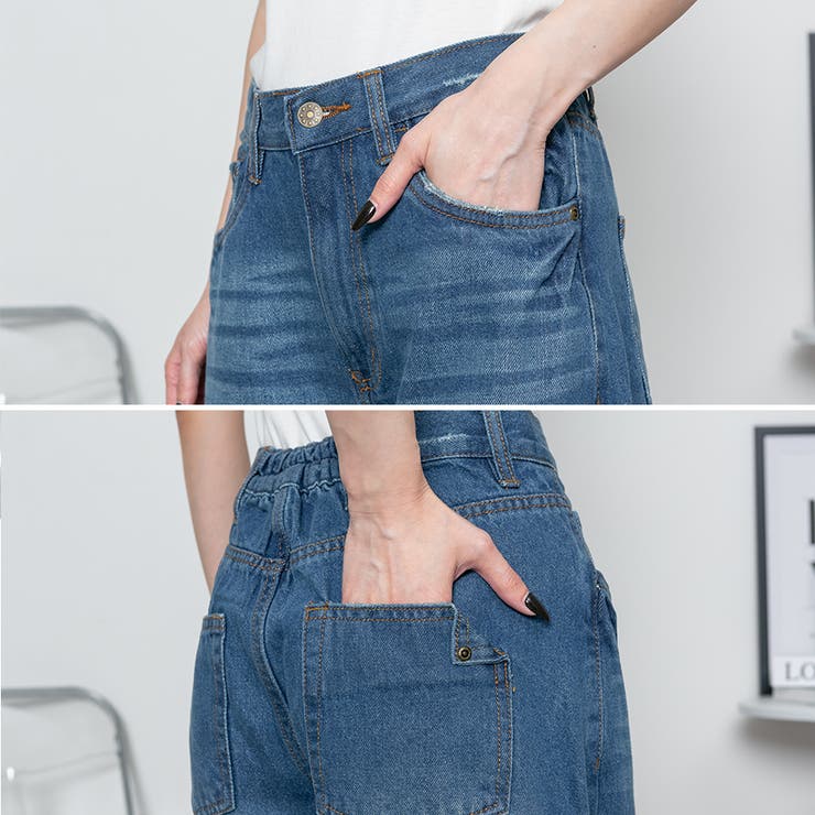 ヴィンテージ加工デニムパンツ | A.NATALY | 詳細画像12 