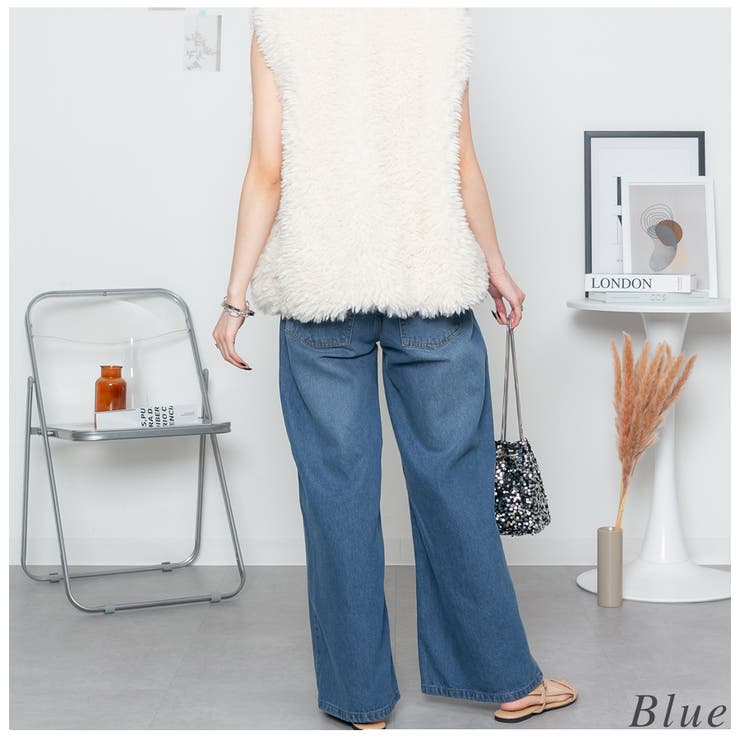 ヴィンテージ加工デニムパンツ | A.NATALY | 詳細画像4 