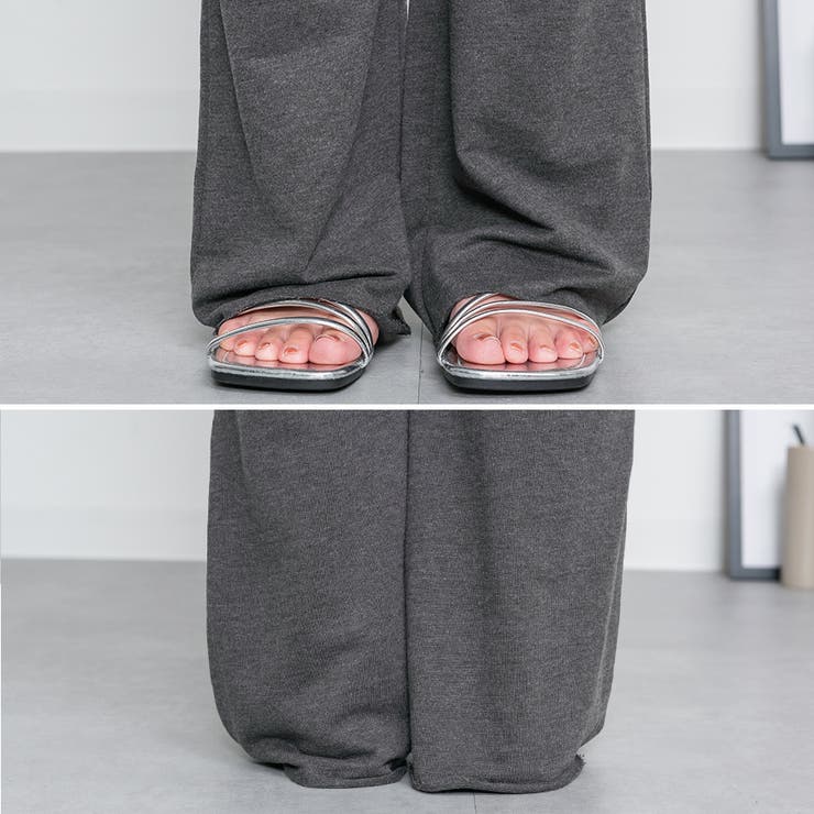 ミニ裏毛セミフレアパンツ | A.NATALY | 詳細画像10 