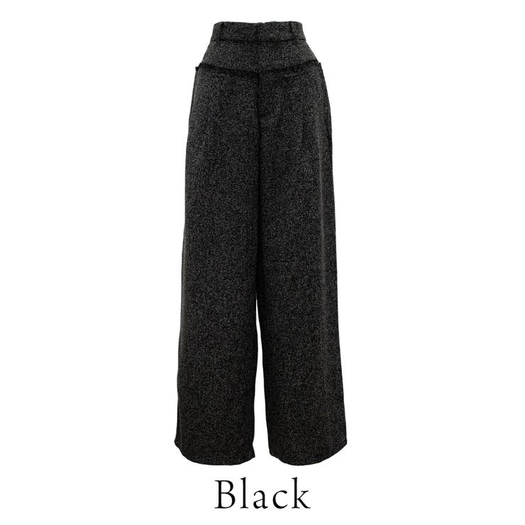 ツィード切替フリンジパンツ | A.NATALY | 詳細画像9 