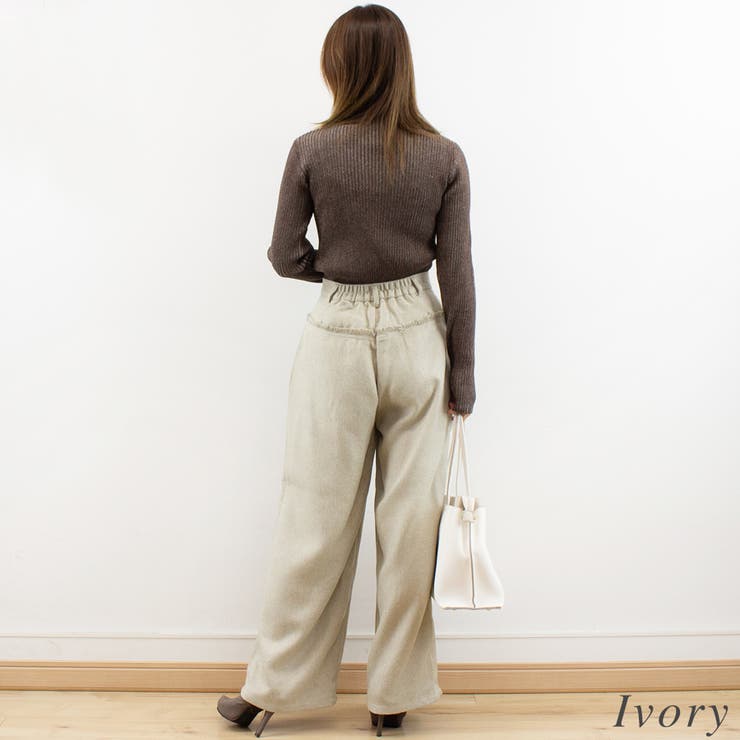 ツィード切替フリンジパンツ | A.NATALY | 詳細画像4 