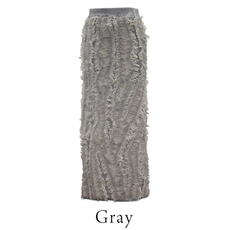 ミックスフリンジスカート | A.NATALY | 詳細画像9 