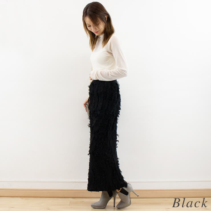 ミックスフリンジスカート | A.NATALY | 詳細画像6 