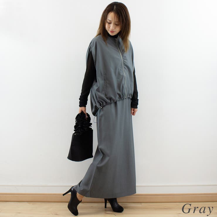 ドレープナロースカート | A.NATALY | 詳細画像3 