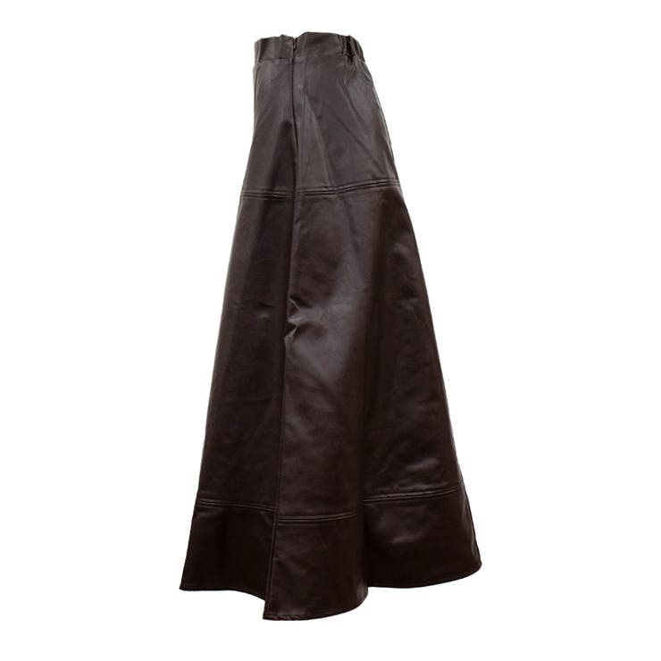 フェイクレザーステッチセミフレアスカート | A.NATALY | 詳細画像10 