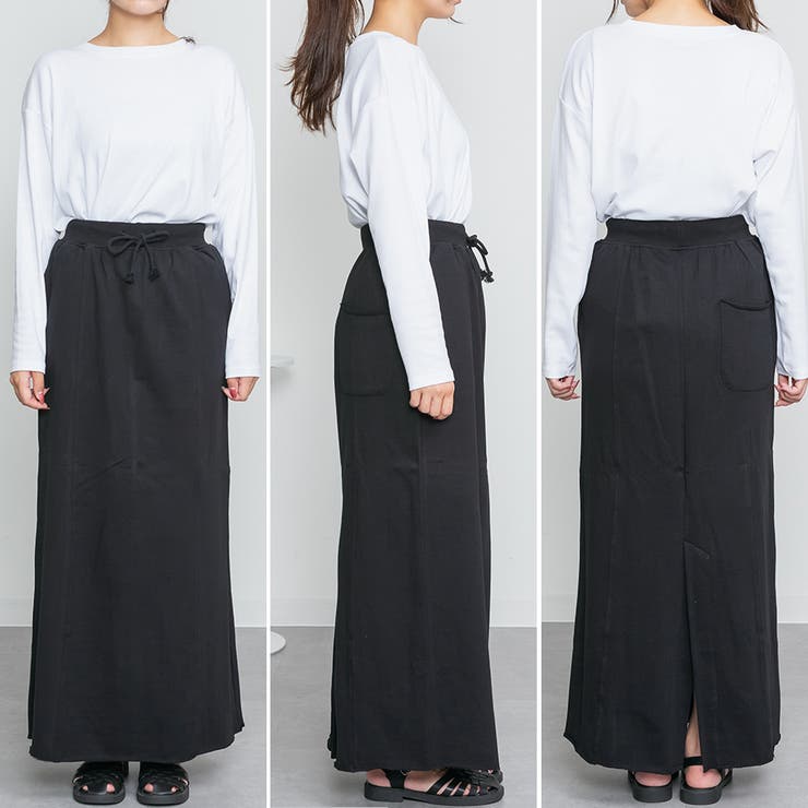 ミニ裏毛セミタイトマキシスカート | A.NATALY | 詳細画像10 