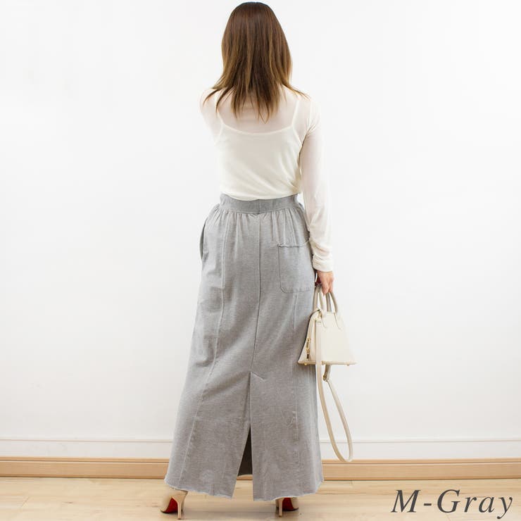 ミニ裏毛セミタイトマキシスカート | A.NATALY | 詳細画像2 