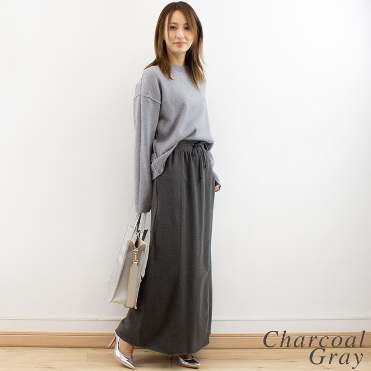 ミニ裏毛セミタイトマキシスカート | A.NATALY | 詳細画像3 