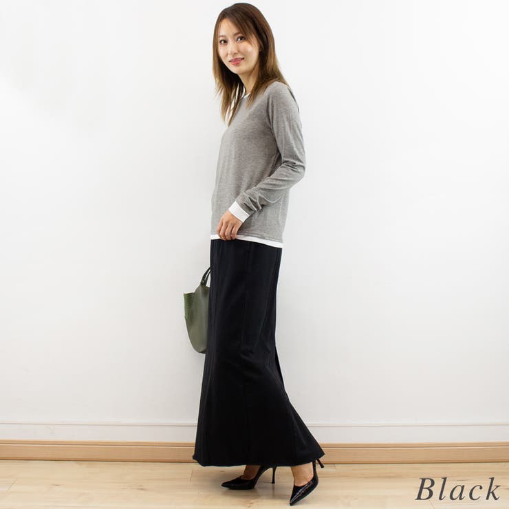 ミニ裏毛セミタイトマキシスカート | A.NATALY | 詳細画像5 