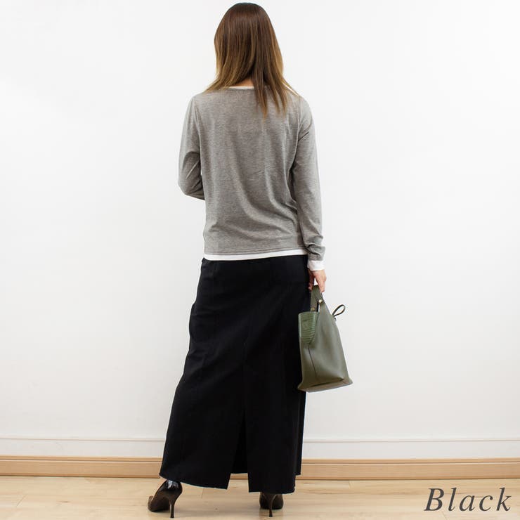 ミニ裏毛セミタイトマキシスカート | A.NATALY | 詳細画像6 