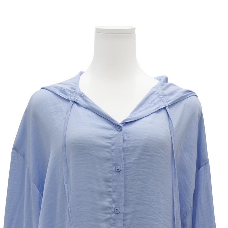 ポリエステルレーヨンフードシャツ | A.NATALY | 詳細画像15 