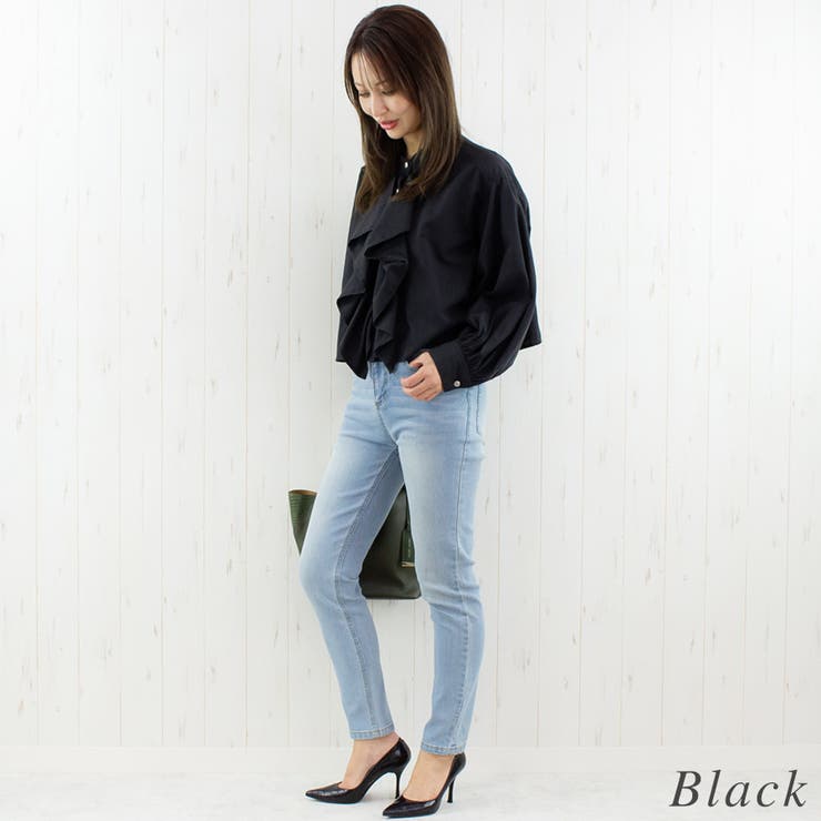 ダンガリーフリルシャツ | A.NATALY | 詳細画像8 