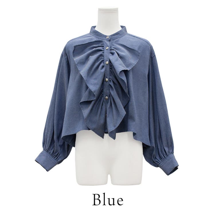 ダンガリーフリルシャツ | A.NATALY | 詳細画像10 