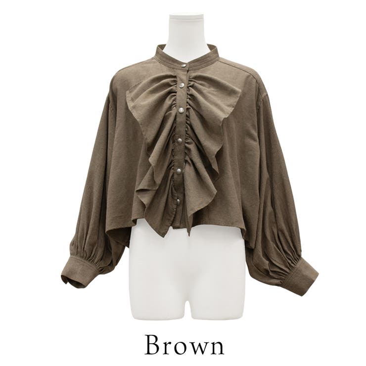 ダンガリーフリルシャツ | A.NATALY | 詳細画像11 