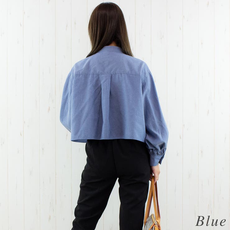 ダンガリーフリルシャツ | A.NATALY | 詳細画像1 