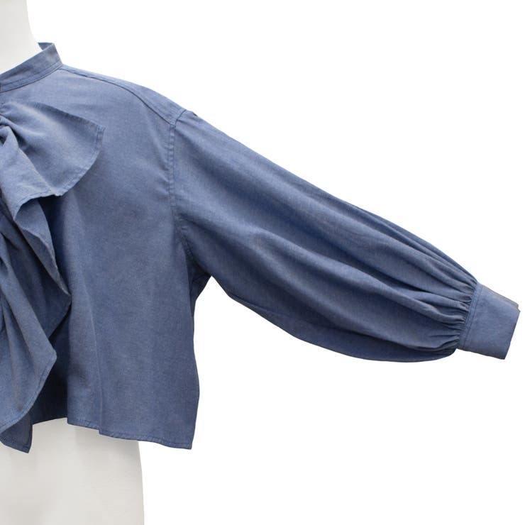 ダンガリーフリルシャツ | A.NATALY | 詳細画像17 