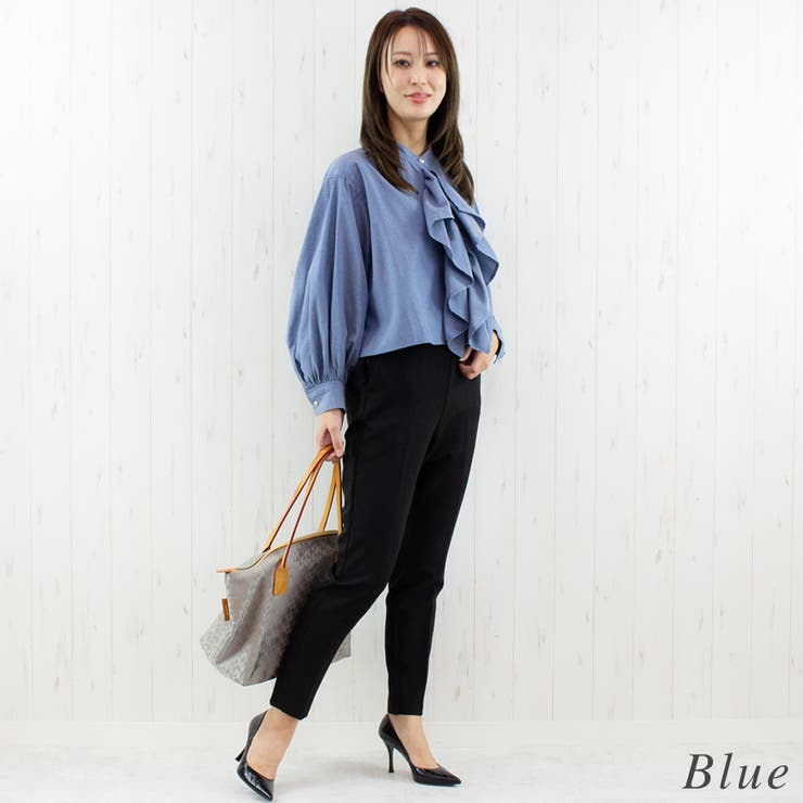 ダンガリーフリルシャツ | A.NATALY | 詳細画像2 