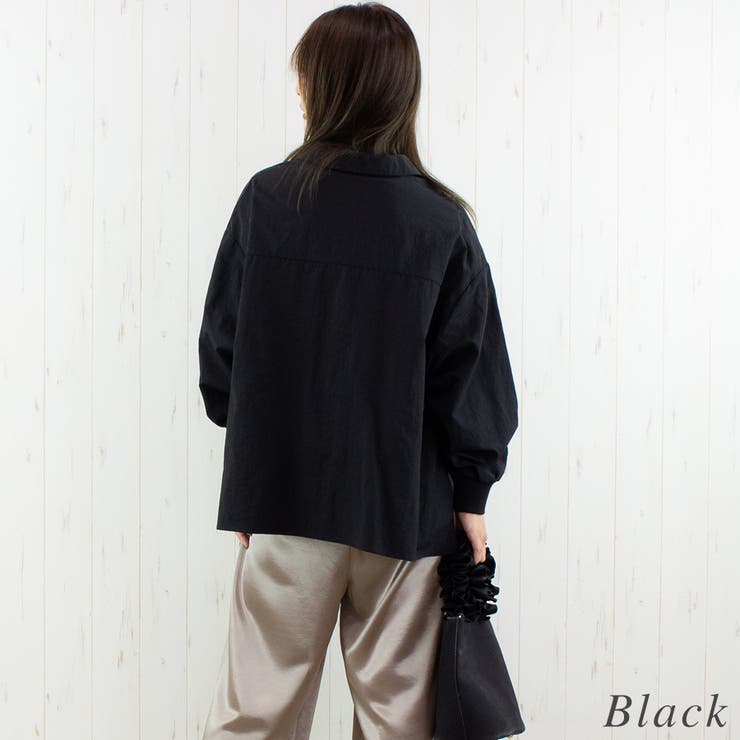 ドロストヘムスキッパーシャツブラウス | A.NATALY | 詳細画像7 