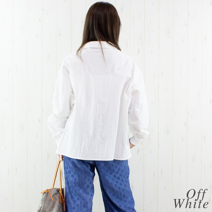 ドロストヘムスキッパーシャツブラウス | A.NATALY | 詳細画像3 