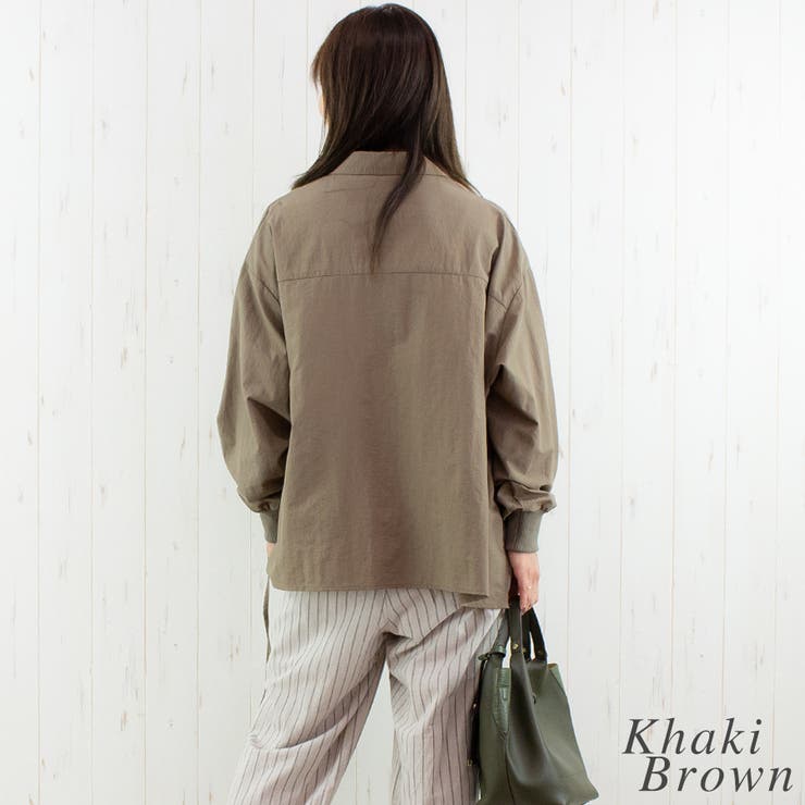 ドロストヘムスキッパーシャツブラウス | A.NATALY | 詳細画像5 