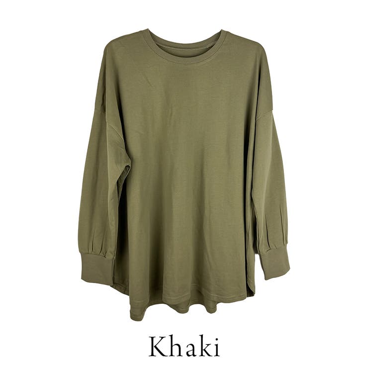 オーバーサイズ裾ラウンドカットソー | A.NATALY | 詳細画像13 