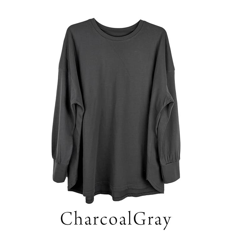 オーバーサイズ裾ラウンドカットソー | A.NATALY | 詳細画像14 