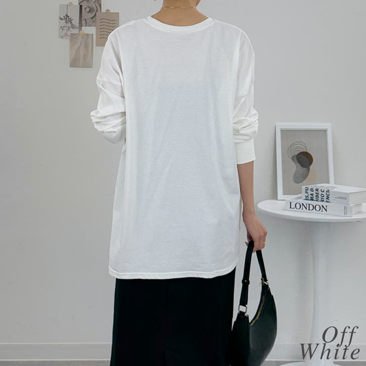 オーバーサイズ裾ラウンドカットソー | A.NATALY | 詳細画像1 