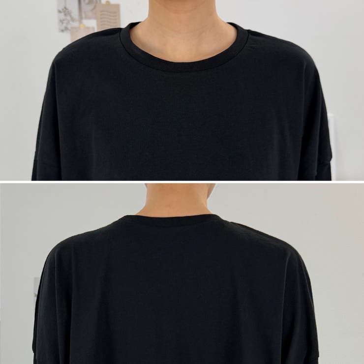 オーバーサイズ裾ラウンドカットソー | A.NATALY | 詳細画像17 