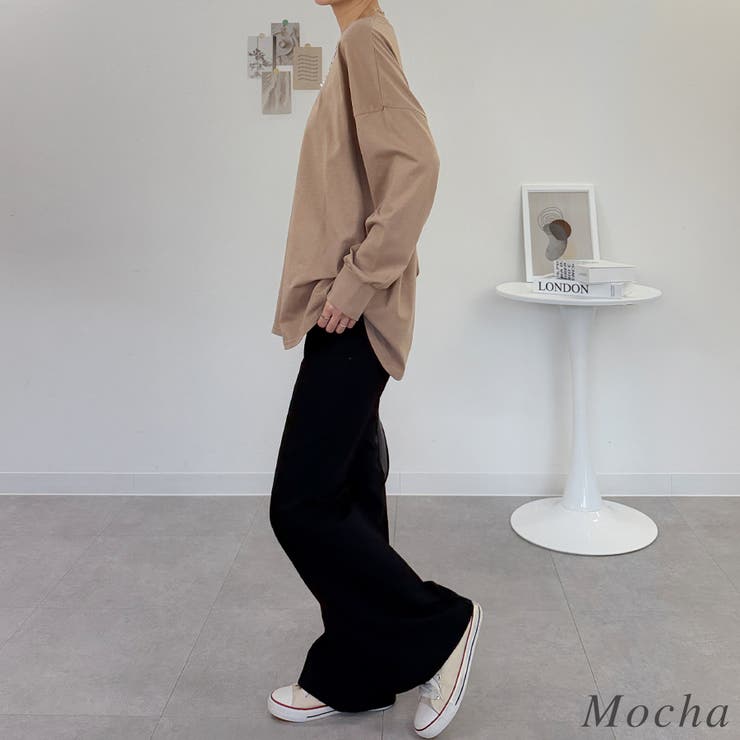 オーバーサイズ裾ラウンドカットソー | A.NATALY | 詳細画像4 