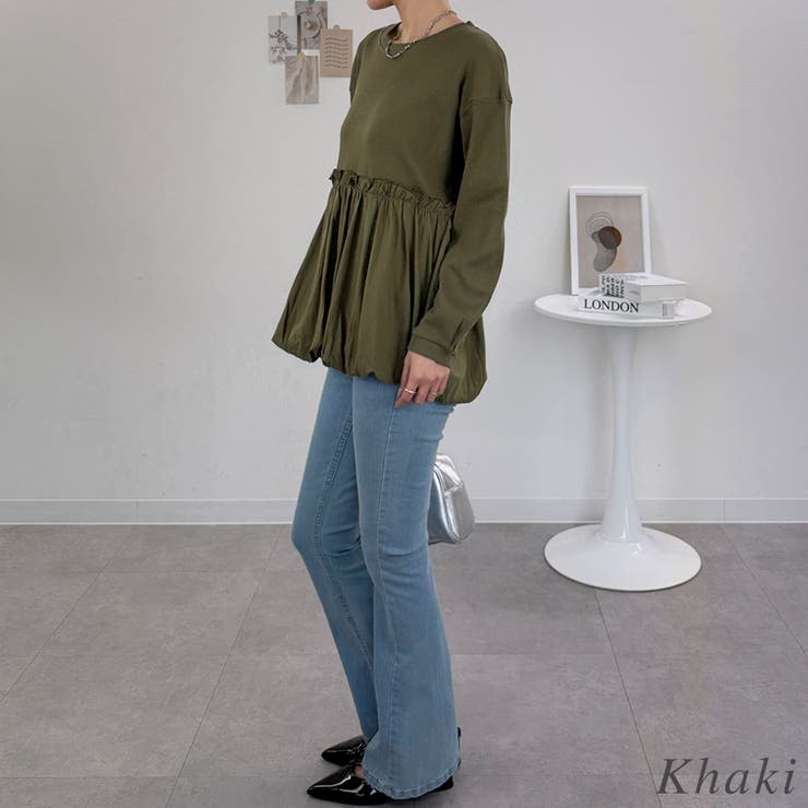 ペプラム切替バルーントップス | A.NATALY | 詳細画像4 