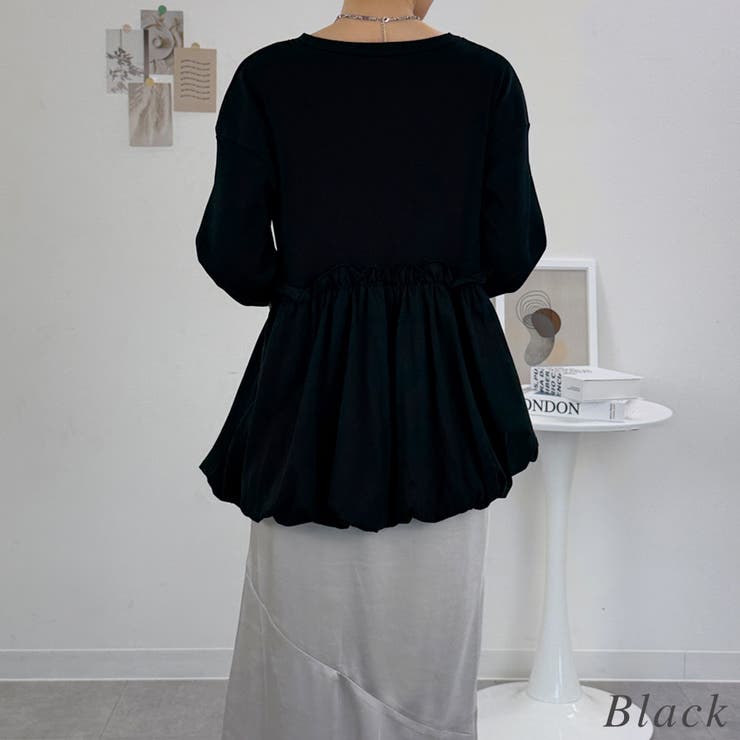 ペプラム切替バルーントップス | A.NATALY | 詳細画像5 