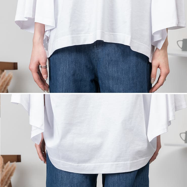 ドロップショルダーギャザースリーブカットソー | A.NATALY | 詳細画像17 