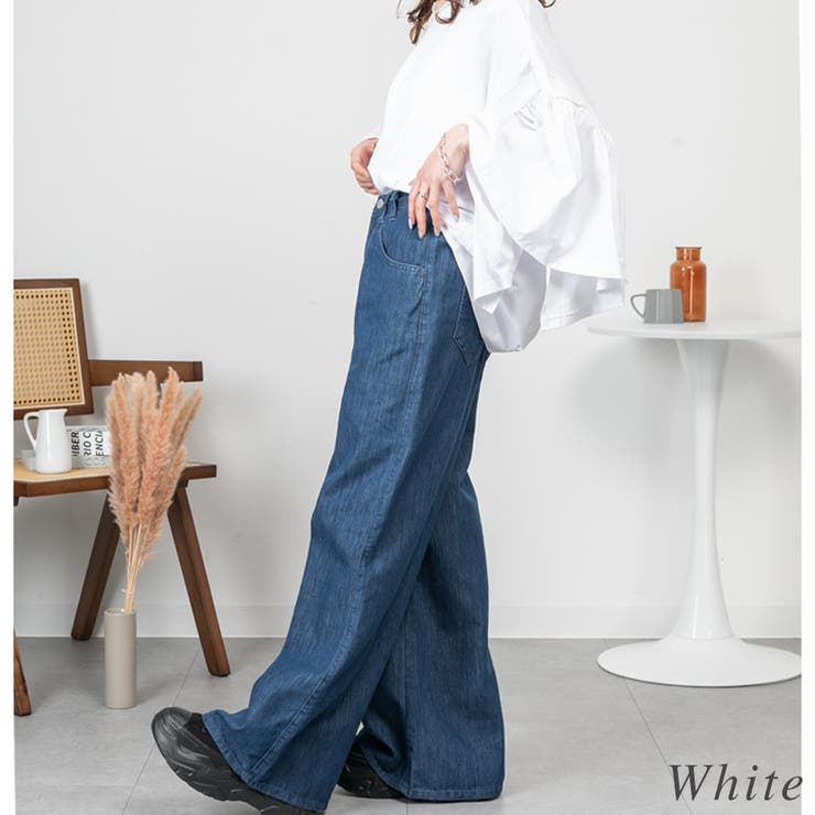 ドロップショルダーギャザースリーブカットソー | A.NATALY | 詳細画像4 