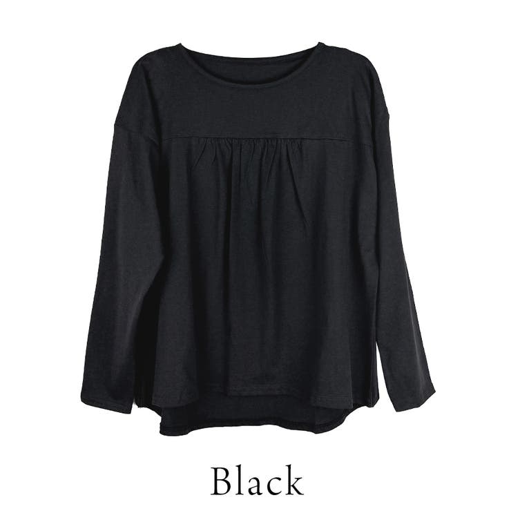 バックダブル長袖Tシャツ | A.NATALY | 詳細画像6 