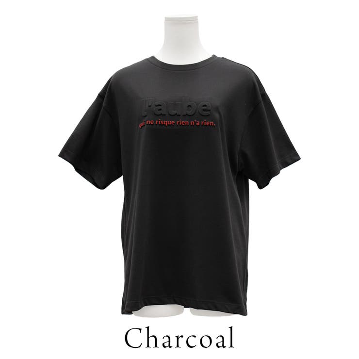 接触冷感エンボス加工プリントTシャツ | A.NATALY | 詳細画像11 