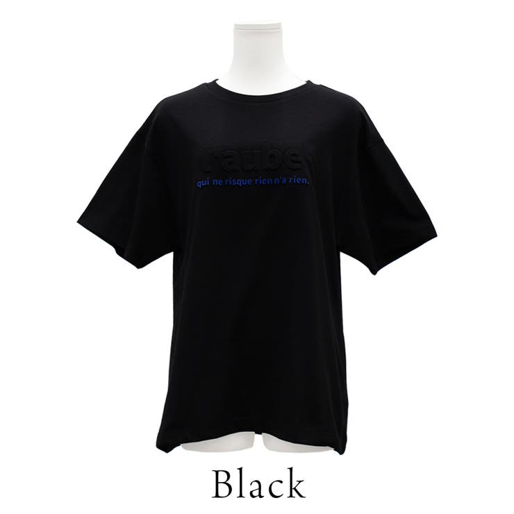 接触冷感エンボス加工プリントTシャツ | A.NATALY | 詳細画像12 