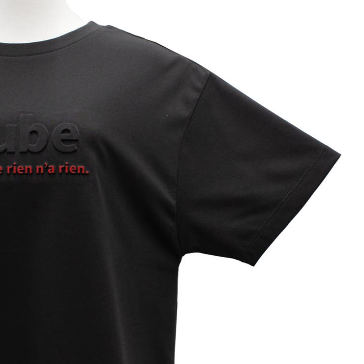 接触冷感エンボス加工プリントTシャツ | A.NATALY | 詳細画像17 