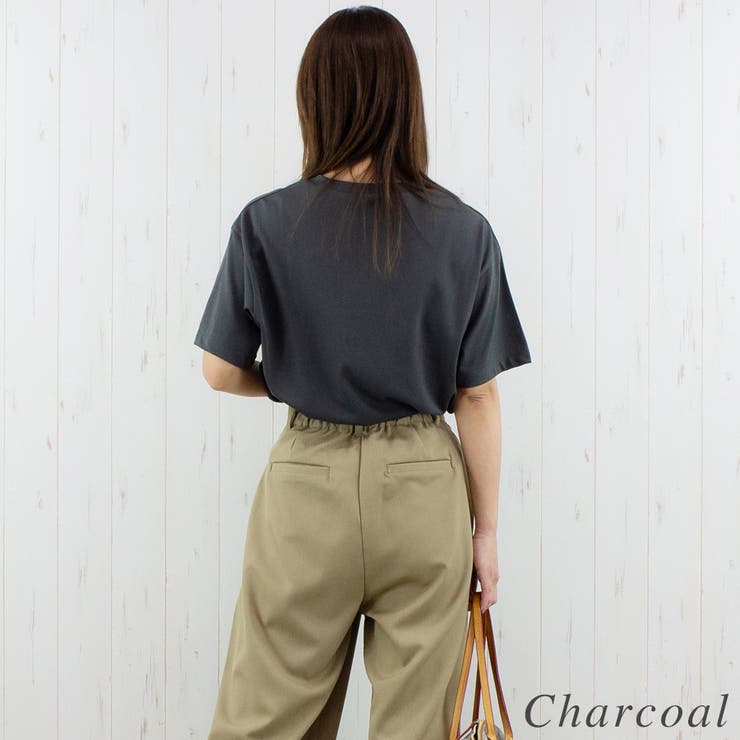 接触冷感エンボス加工プリントTシャツ | A.NATALY | 詳細画像5 