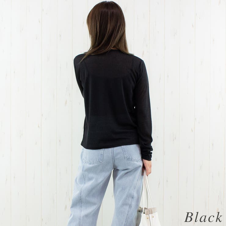 シアーフライスUネックプルオーバー | A.NATALY | 詳細画像1 