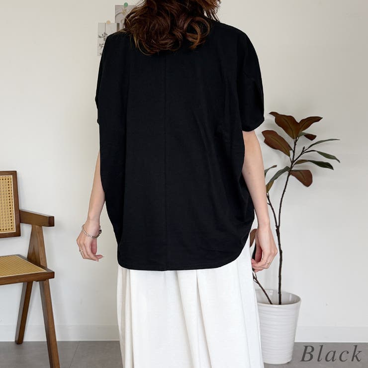 バルーンスリーブ5分袖Tシャツ | A.NATALY | 詳細画像5 