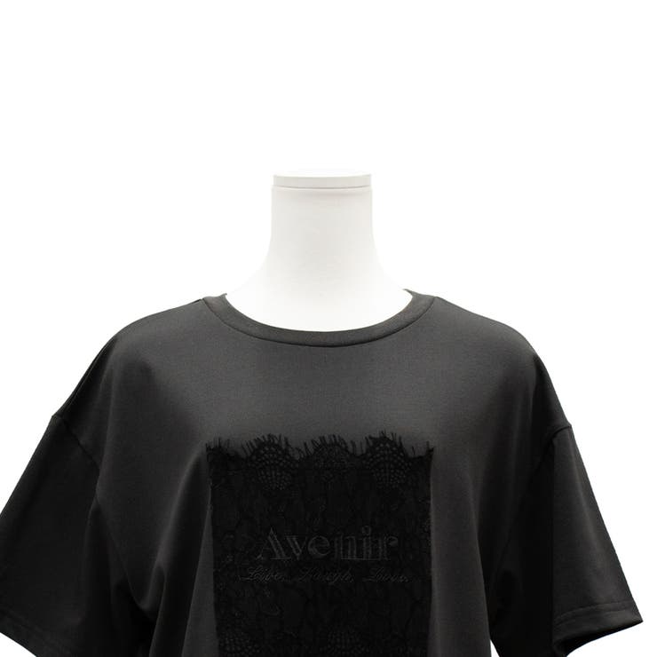 レースロゴ刺繍Tシャツ | A.NATALY | 詳細画像12 