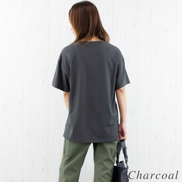 レースロゴ刺繍Tシャツ | A.NATALY | 詳細画像3 