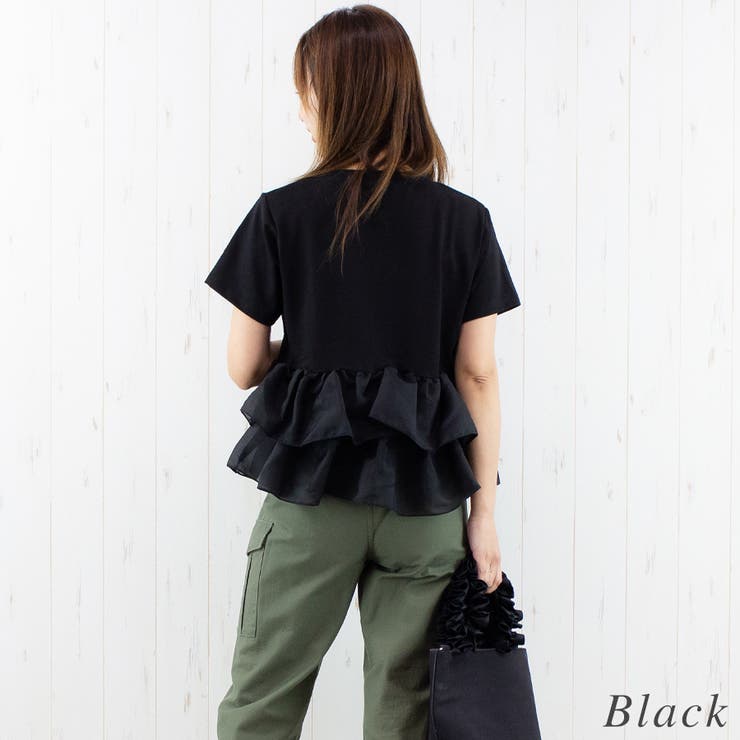 裾フリルTシャツ | A.NATALY | 詳細画像5 