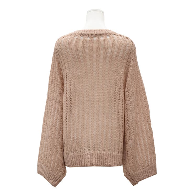 透かし編みⅤネックプルオーバー | A.NATALY | 詳細画像14 