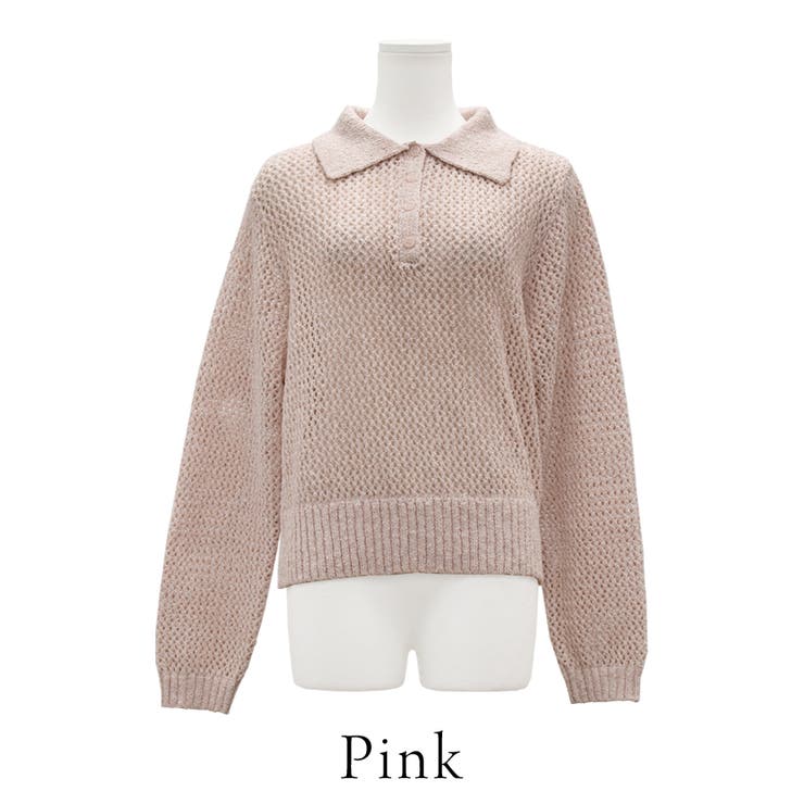 MIXメッシュポロニット | A.NATALY | 詳細画像9 