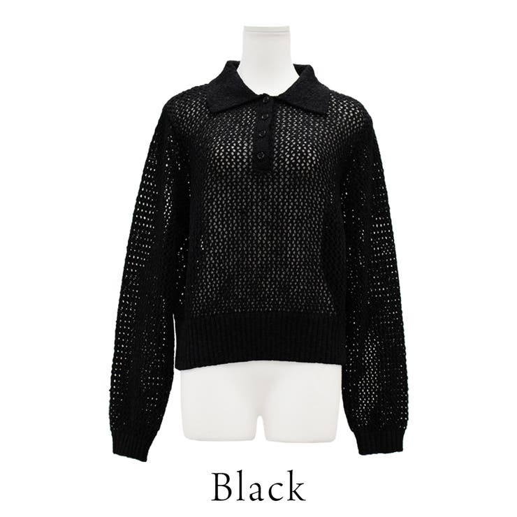 MIXメッシュポロニット | A.NATALY | 詳細画像11 